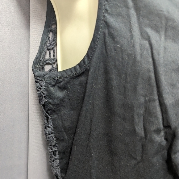 Moulinette Soeurs Fit and Flare Floral Lace Back Dress Sz 2 - Picture 6 of 12